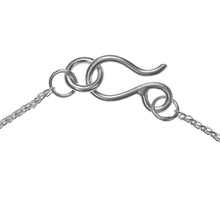 Hand Made Silver Clasp For Couple on a Bench Necklace By Jen Ricketts