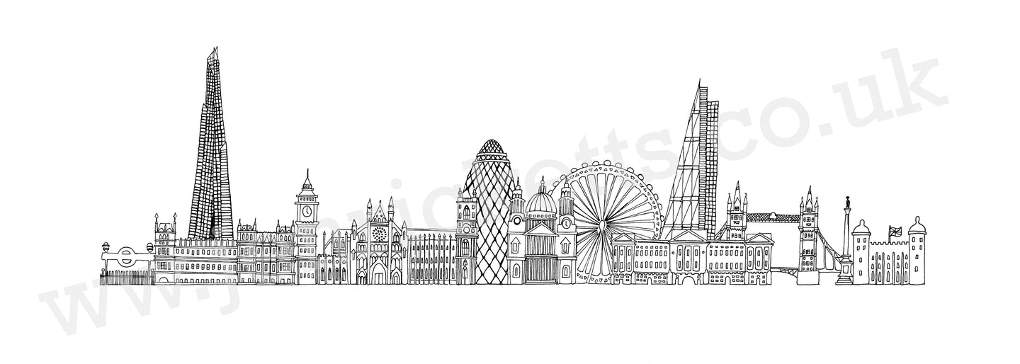 London Skyline Limited Edition Print
