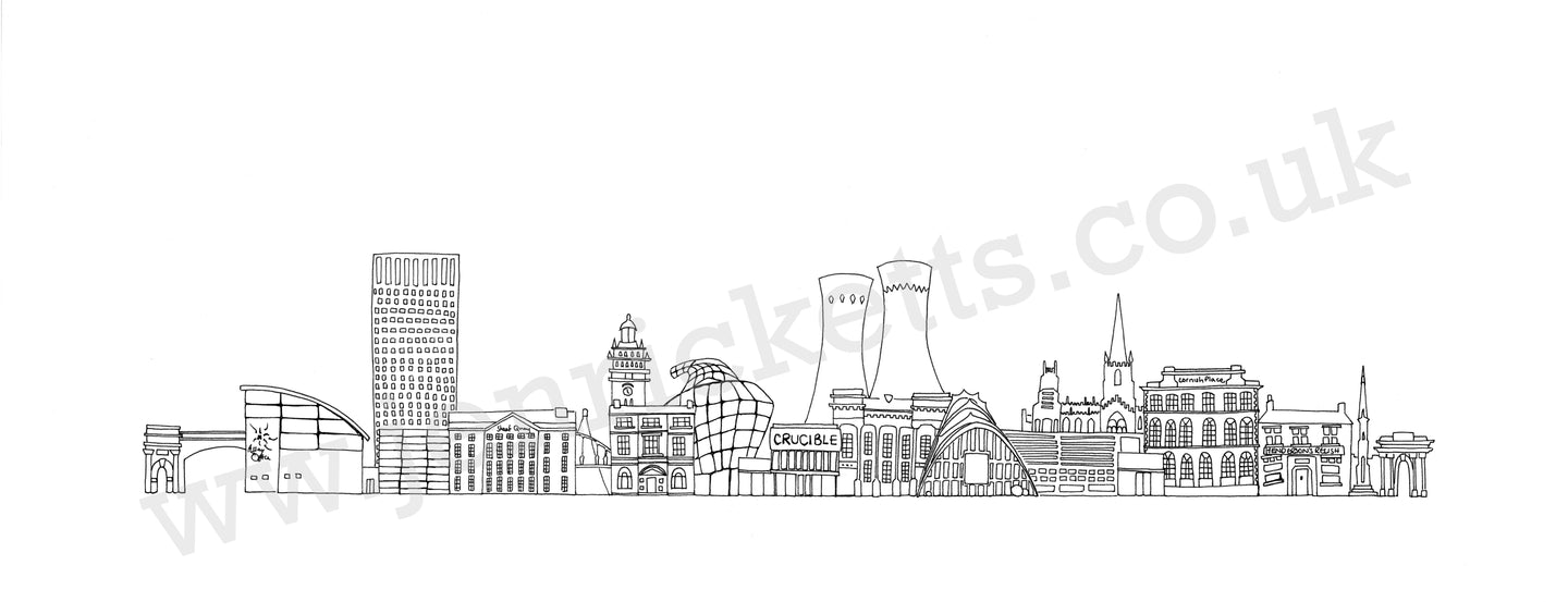 Sheffield Skyline Print