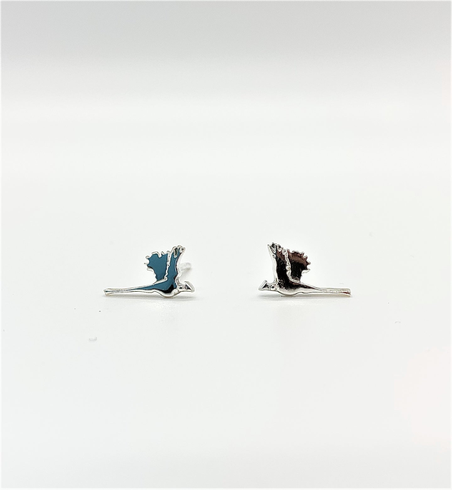 Flying Pheasant Stud Earrings