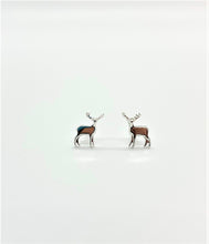 Silver Stag Stud Earring
