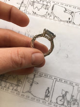 Labradorite Hand pierced one off ring