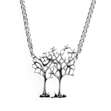 Small Tree Pendant with Flying Birds from Branches