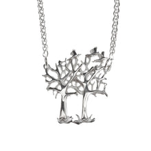 Large Tree Pendant with flying birds